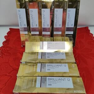 9X 3NN Ion Brilliant 12 Intensive Shine Permanent Gloss Hair Color 2 Oz M Brown
